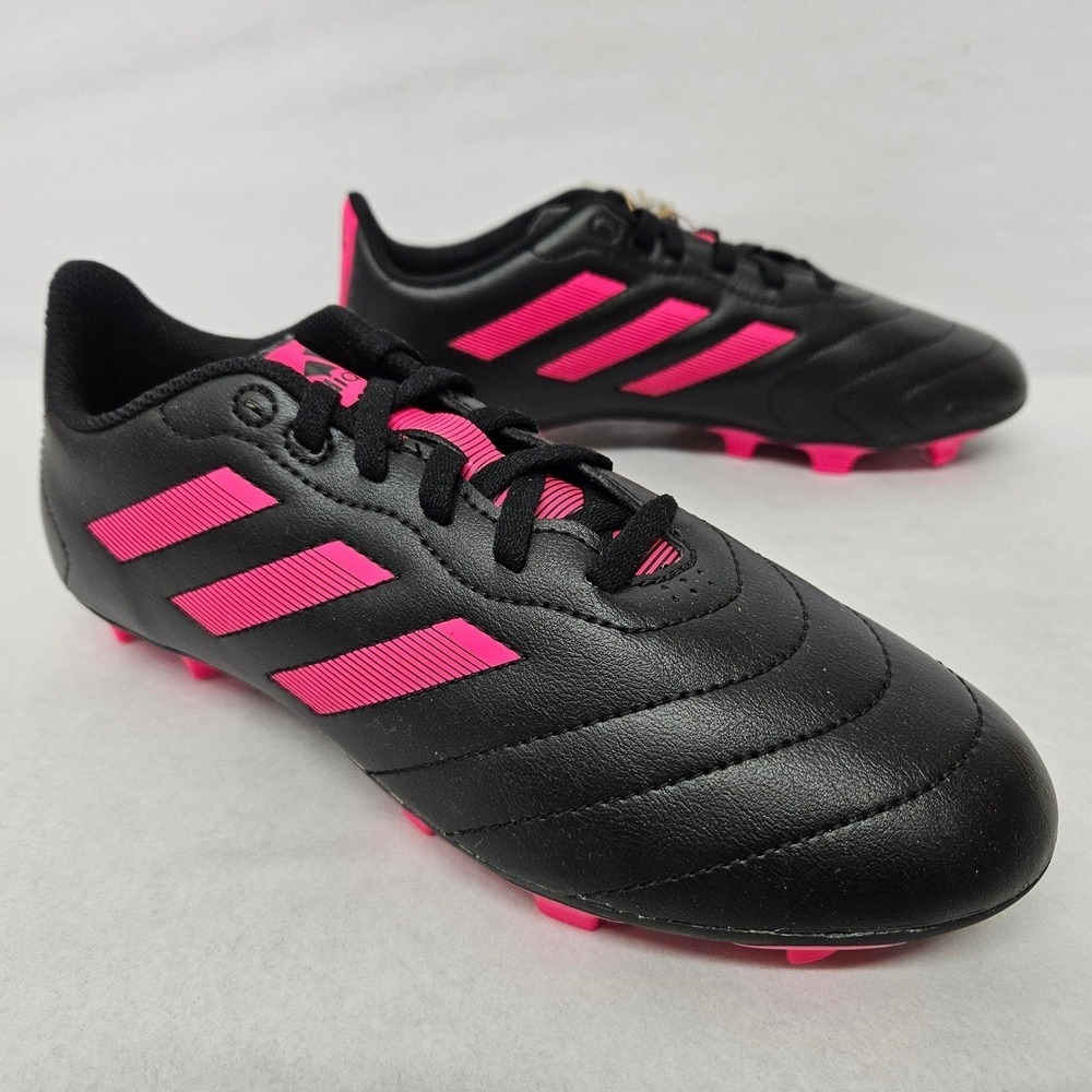 Adidas Goletto VIII 8 FG Soccer Cleats GX6907 Black Team Shock Pink Kids' Size 6